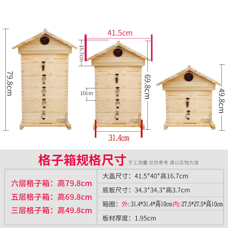 最新中蜂格子箱尺寸揭秘,探索蜜蜂的秘密,感受友情的温暖