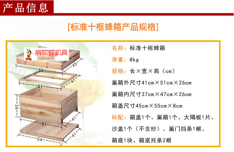 最新中蜂格子箱尺寸揭秘,探索蜜蜂的秘密,感受友情的温暖